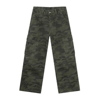 Camouflage Cargo Jeans with Pockets