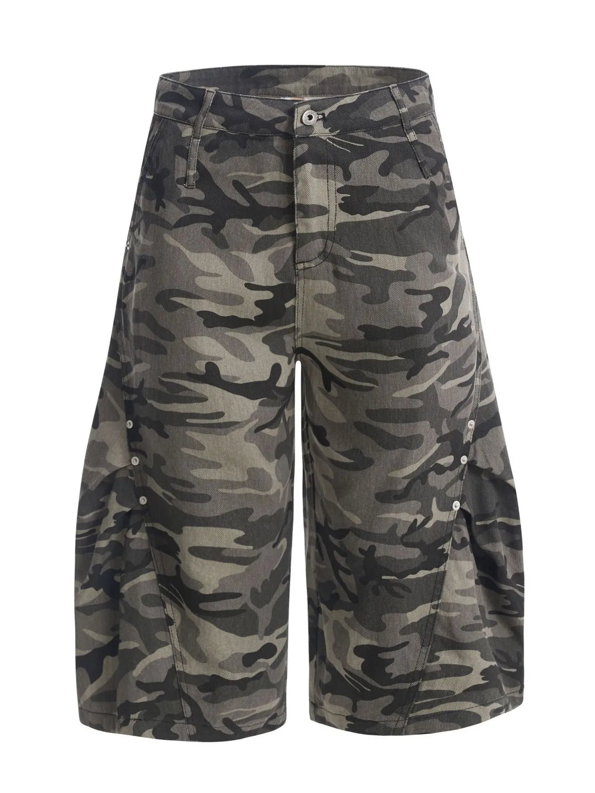 Men's Camouflage Pocketed Shorts
