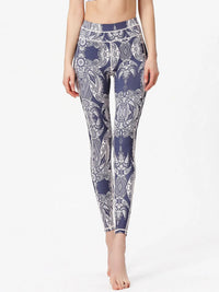 Printed Active High Waist Leggings