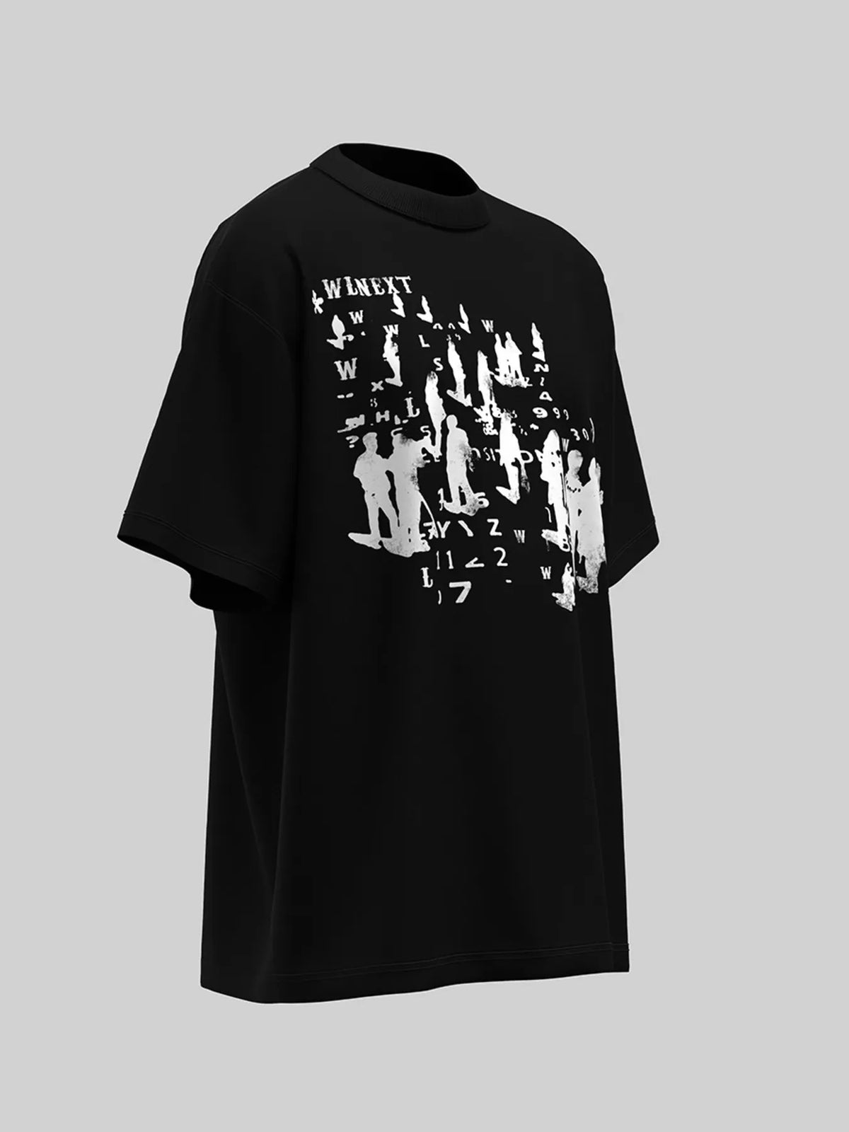 Men's Graphic Round Neck Short Sleeve T-Shirt