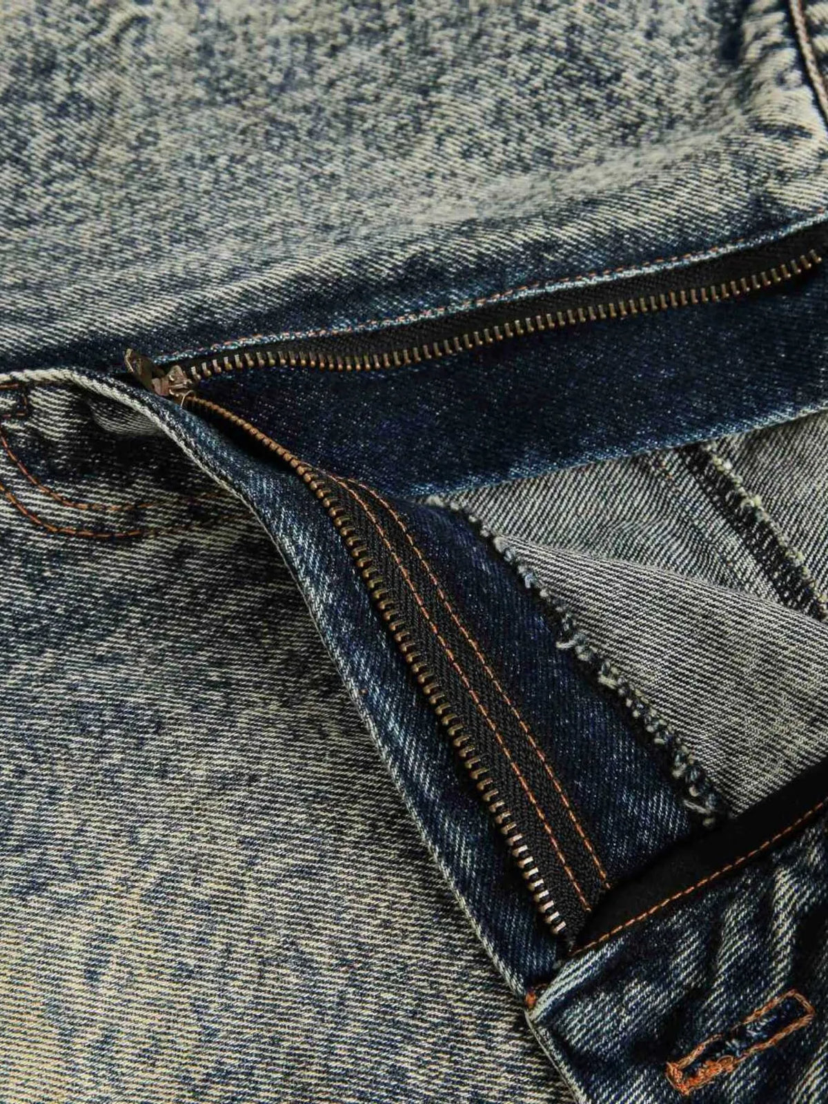 Men's Camouflage Patchwork Denim Shorts