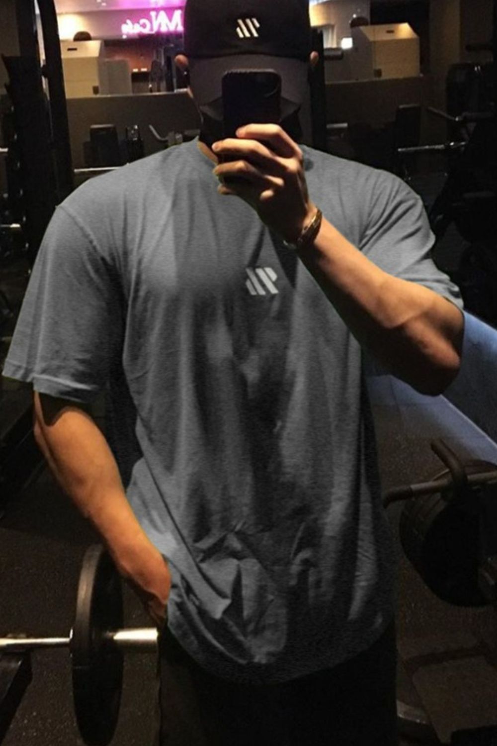 Men's Plus Size Round Neck Half Sleeve T-Shirt