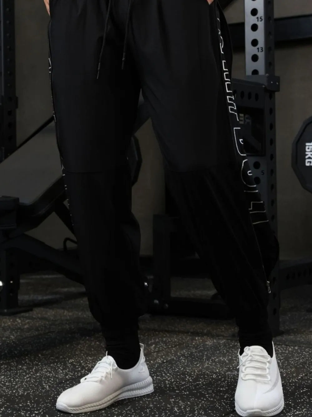 Men's Drawstring Solid Color Joggers