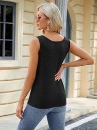 Scoop Neck Casual Tank Top