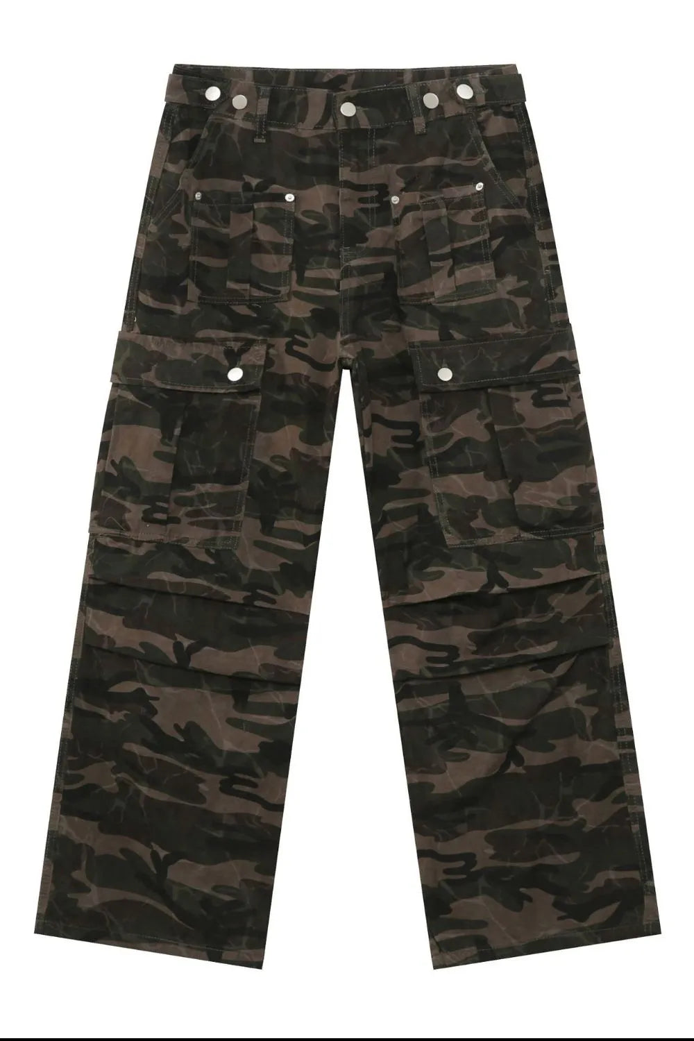 Men's Camouflage Jeans with Cargo Pockets