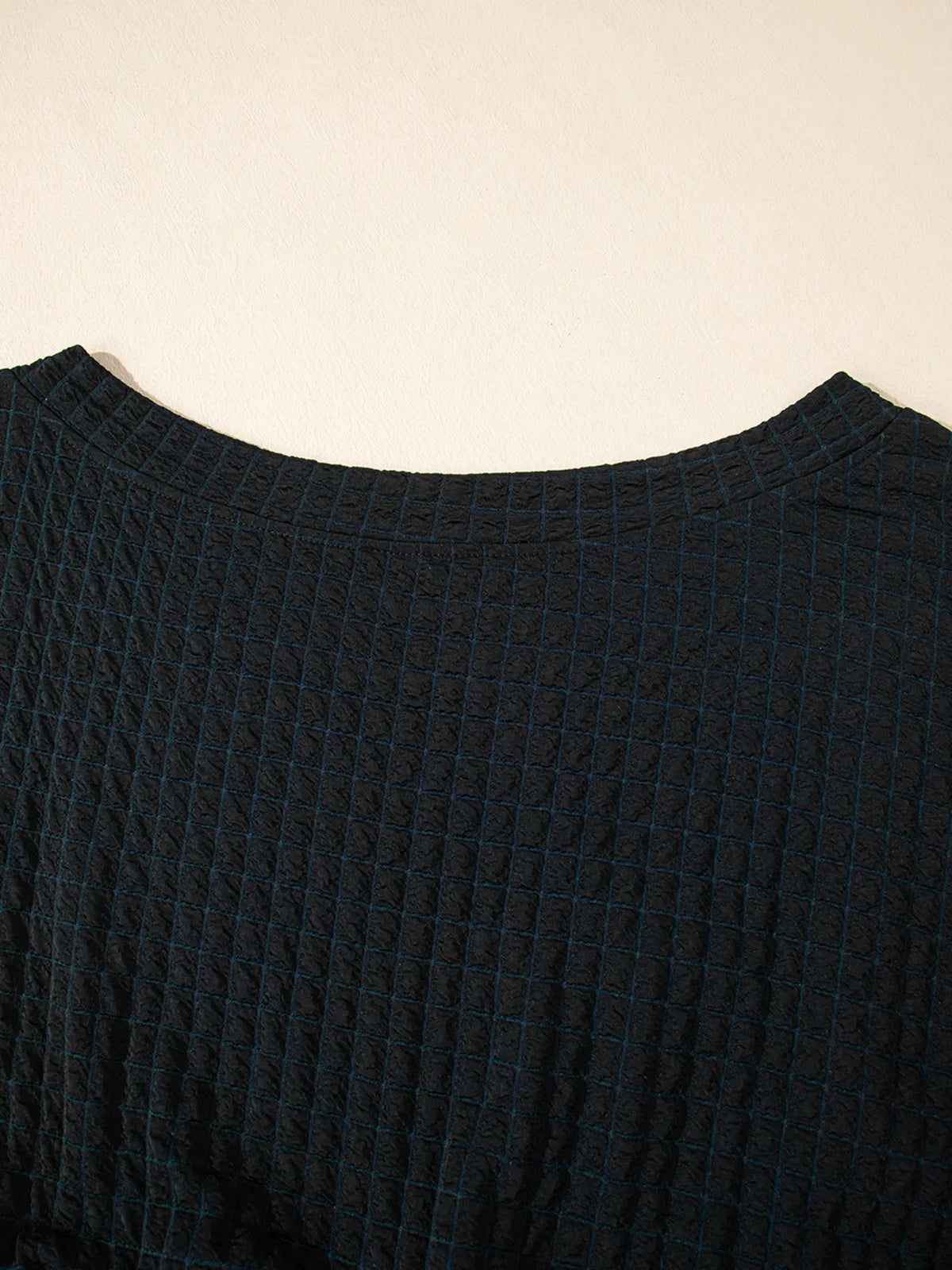 One Shoulder Short Sleeve Knotted Waist Jumpsuit