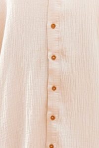 Button Down Short Sleeve Midi Shirt Dress