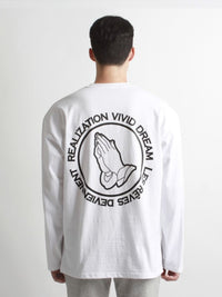 Men's Graphic Round Neck Long Sleeve T-Shirt