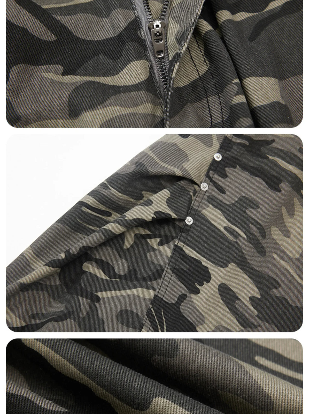 Men's Camouflage Pocketed Shorts