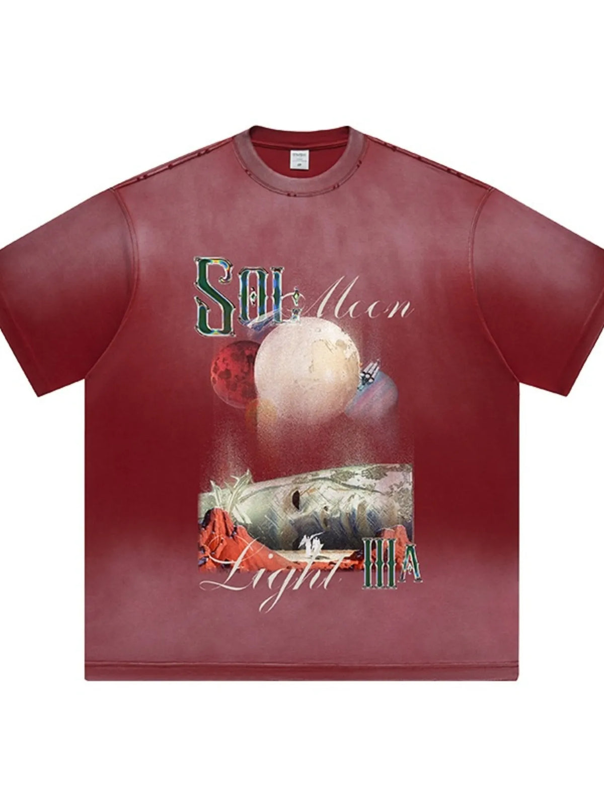 Men's Graphic Round Neck Short Sleeve T-Shirt