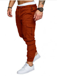 Men's Full Size Cargo Jogger with Drawstring Waistband Plus Size