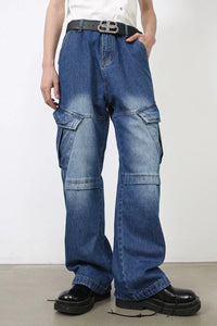 Men's Baggy Jeans with Pockets
