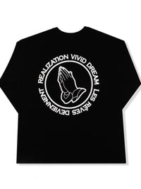 Men's Graphic Round Neck Long Sleeve T-Shirt