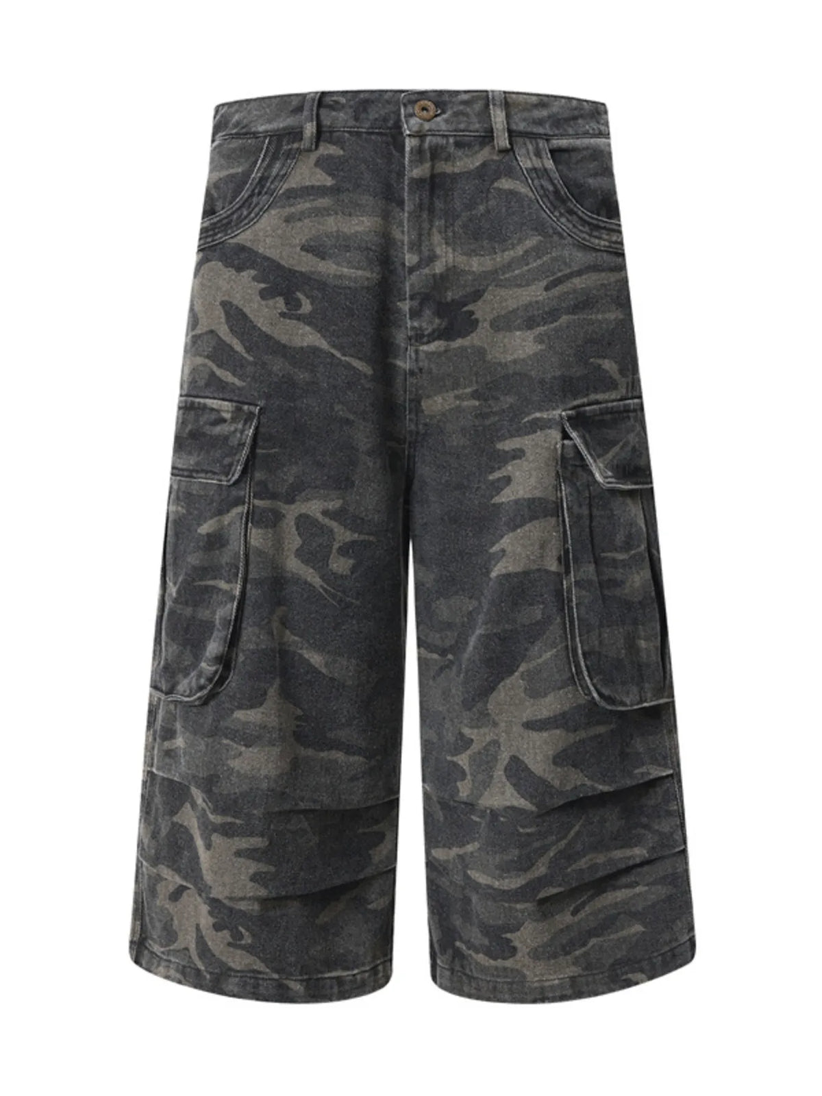 Men's Loose Fit Camouflage Cargo Shorts