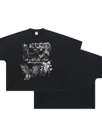 Men's Round Neck Half Sleeve Graphic T-Shirt