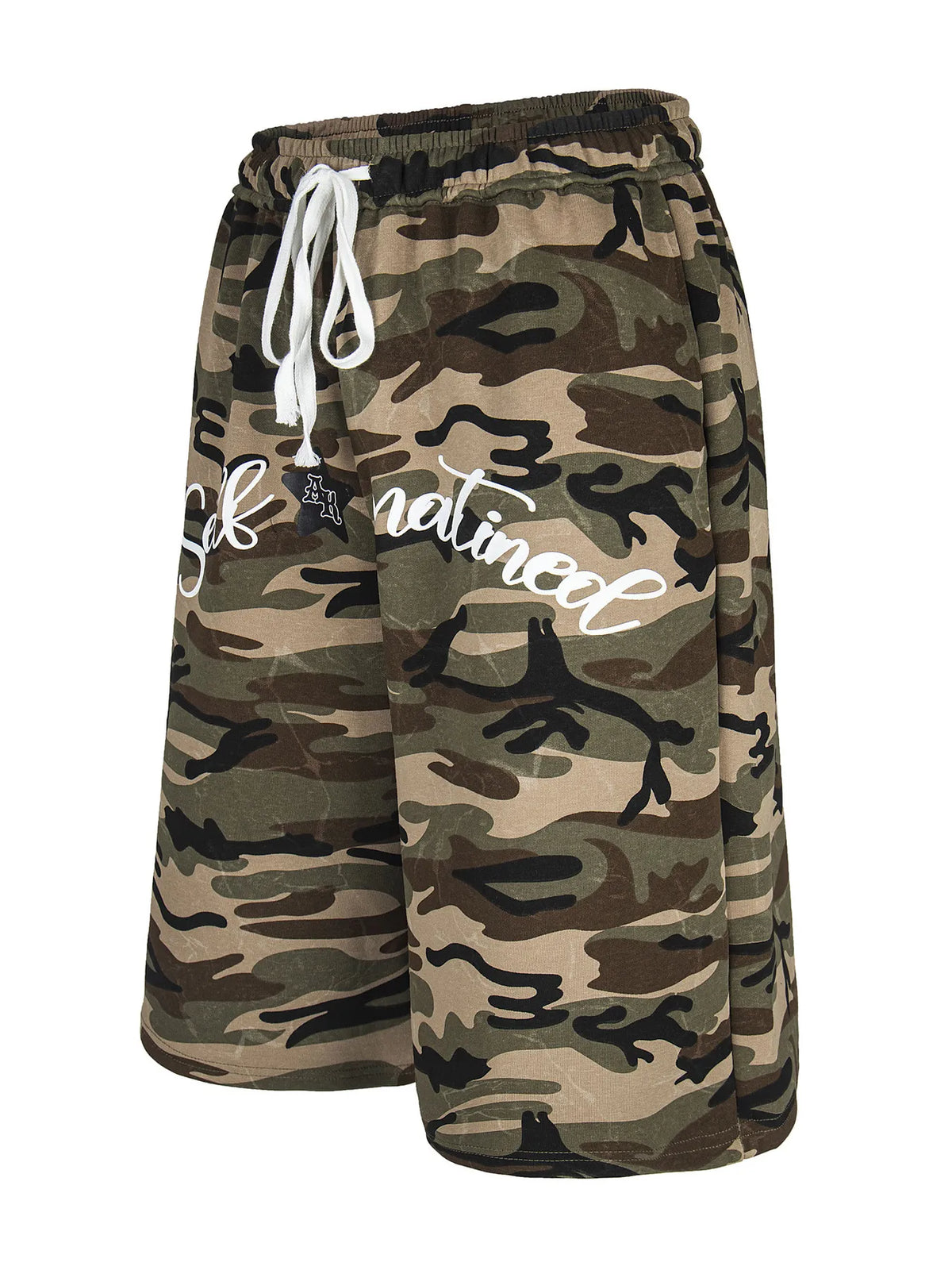 Men's Camouflage Drawstring Shorts
