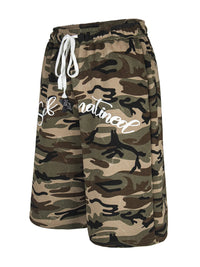 Men's Camouflage Drawstring Shorts