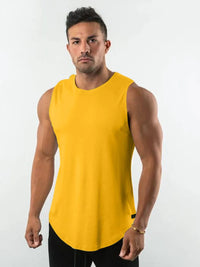 Men's Plus Size Round Neck Tank