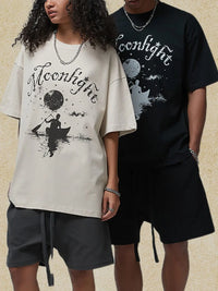 Men's Graphic Round Neck Half Sleeve T-Shirt