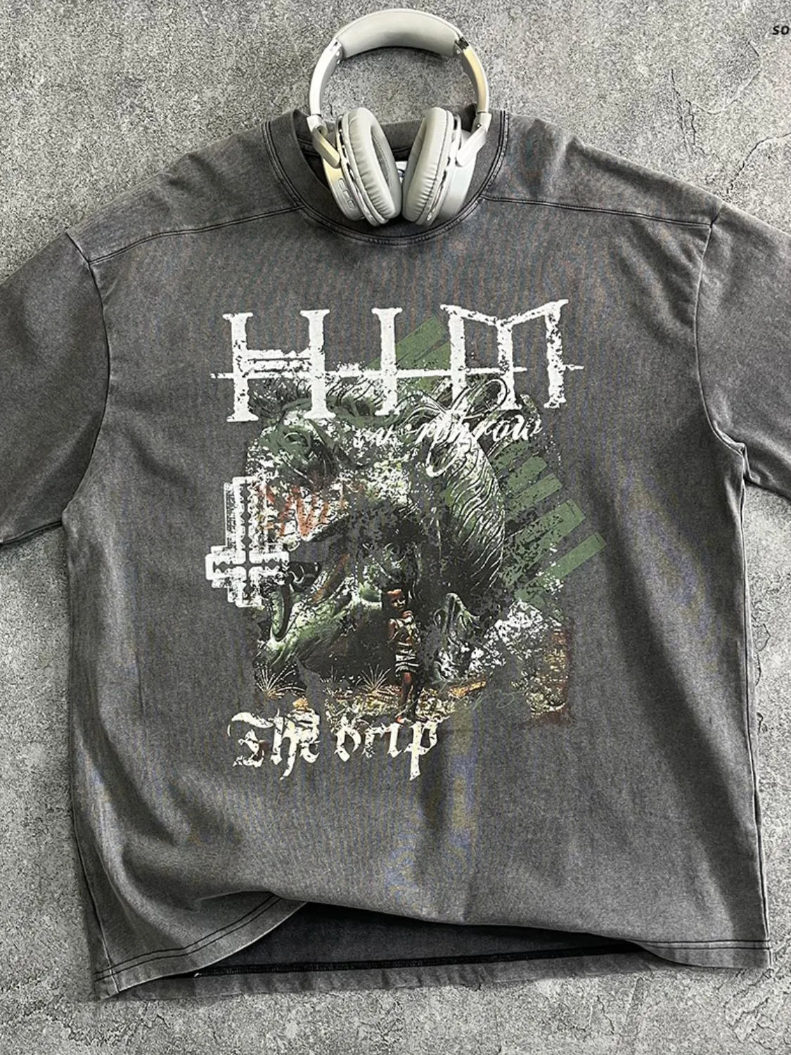 Men's Graphic Round Neck Half Sleeve T-Shirt