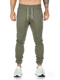 Men's Full Size Jogger Active Pants with Drawstring Plus Size
