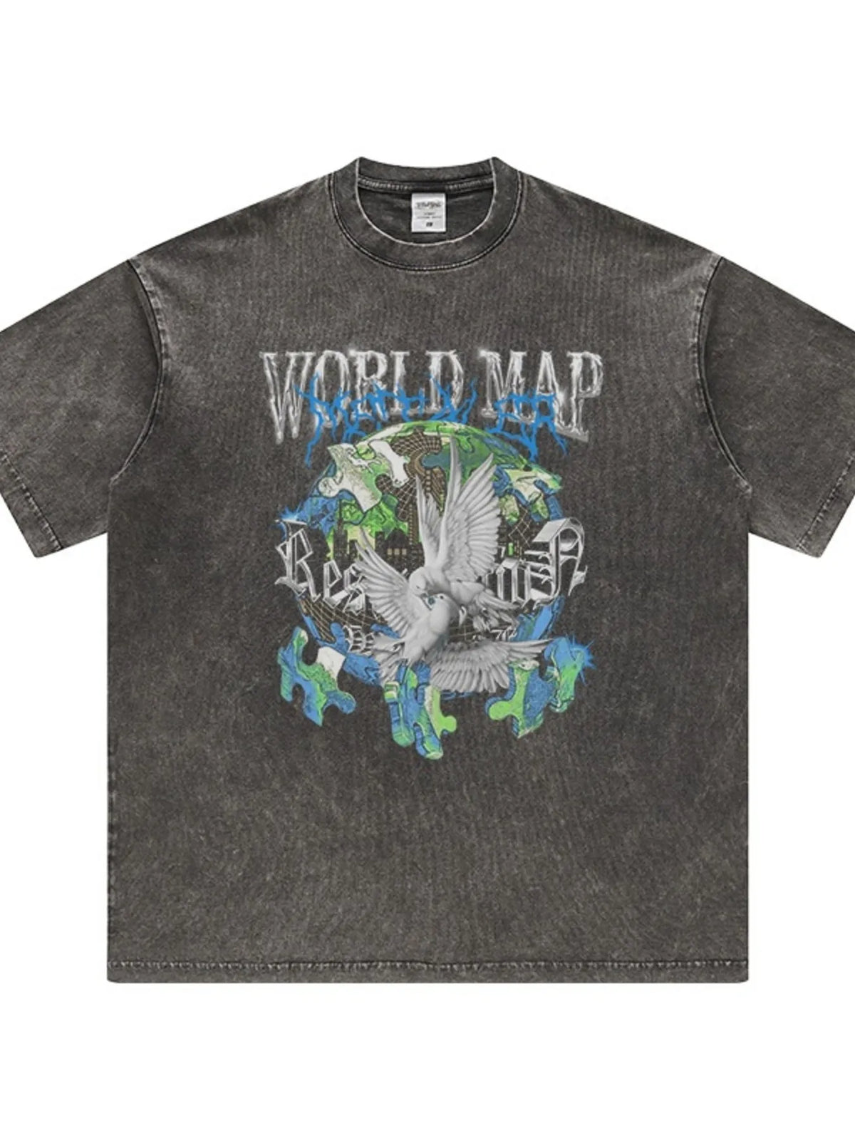 Men's Graphic Round Neck Short Sleeve T-Shirt