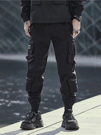 Men's Plus Size Multi-Pocket Joggers