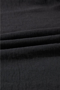 Ruffle Sleeve Round Neck Casual Blouse