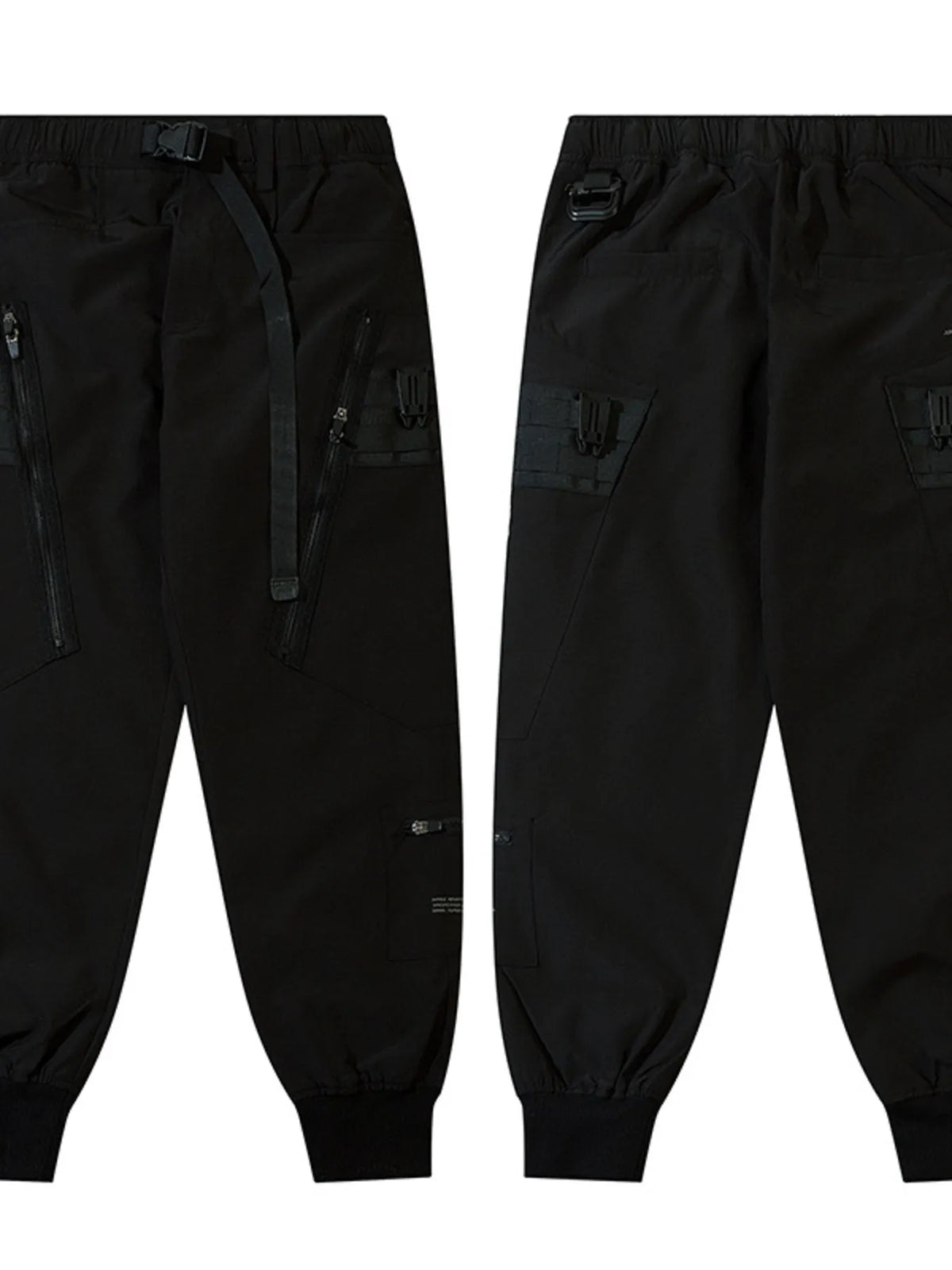 Men's Cargo Joggers with Zip Pockets