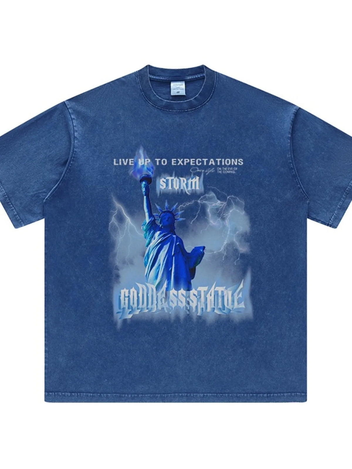 Men's Graphic Round Neck Short Sleeve T-Shirt