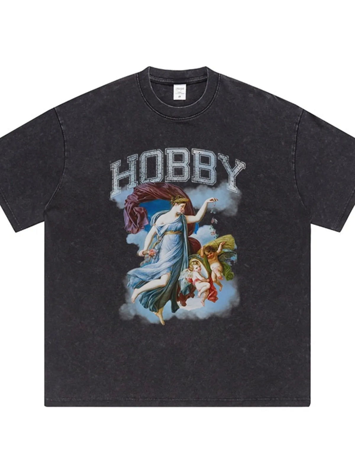 Men's Graphic Round Neck Short Sleeve T-Shirt