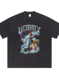 Men's Graphic Round Neck Short Sleeve T-Shirt