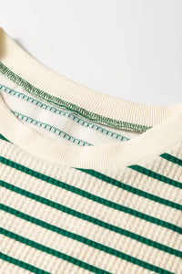 Stripe Woven Sleeveless Mini Dress