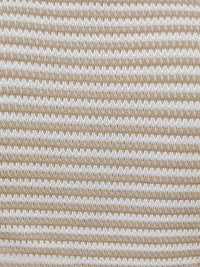 Striped Button Front Knit Tank Top