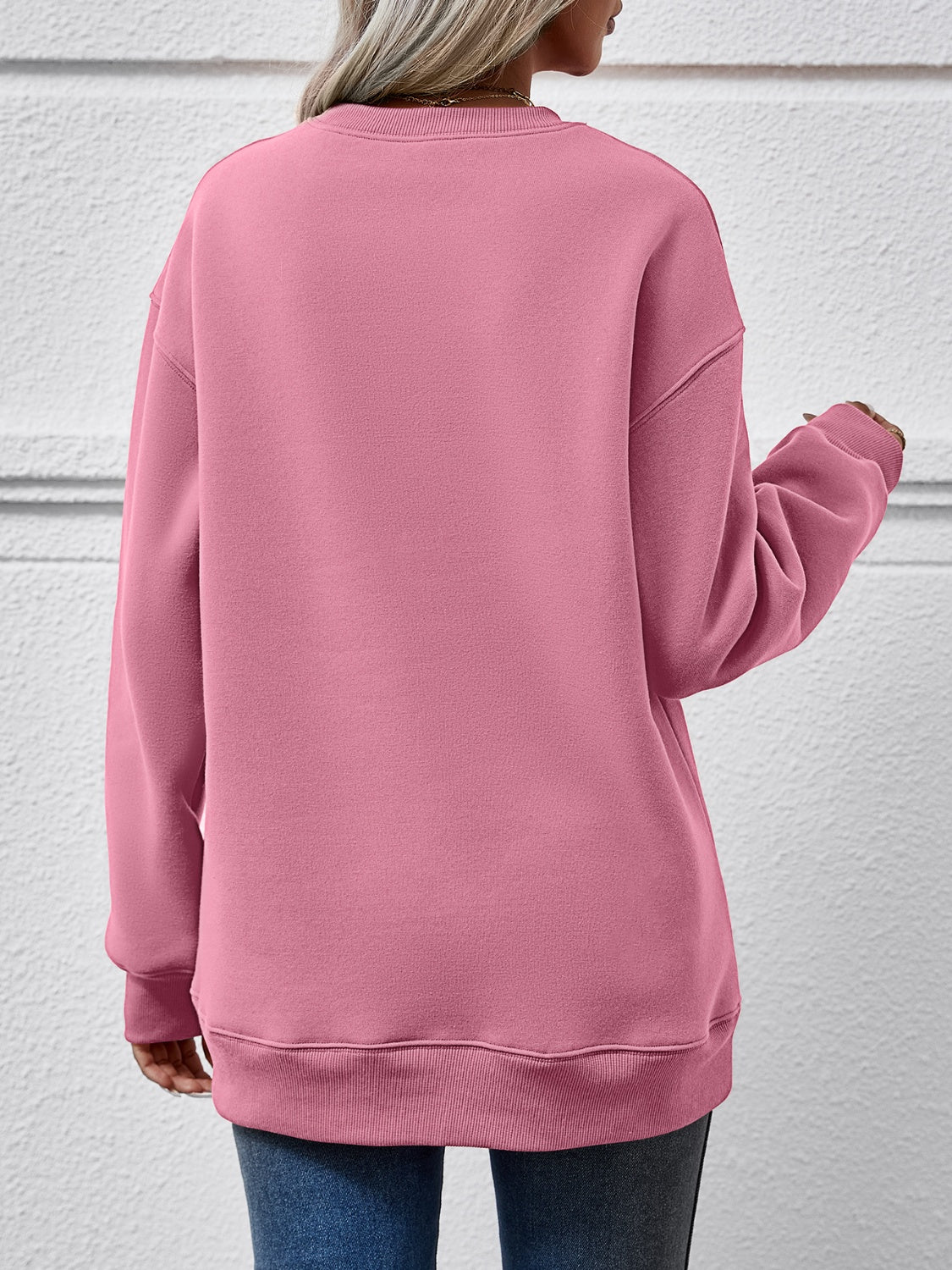 Graphic Farm Fresh Dropped Shoulder Sweatshirt