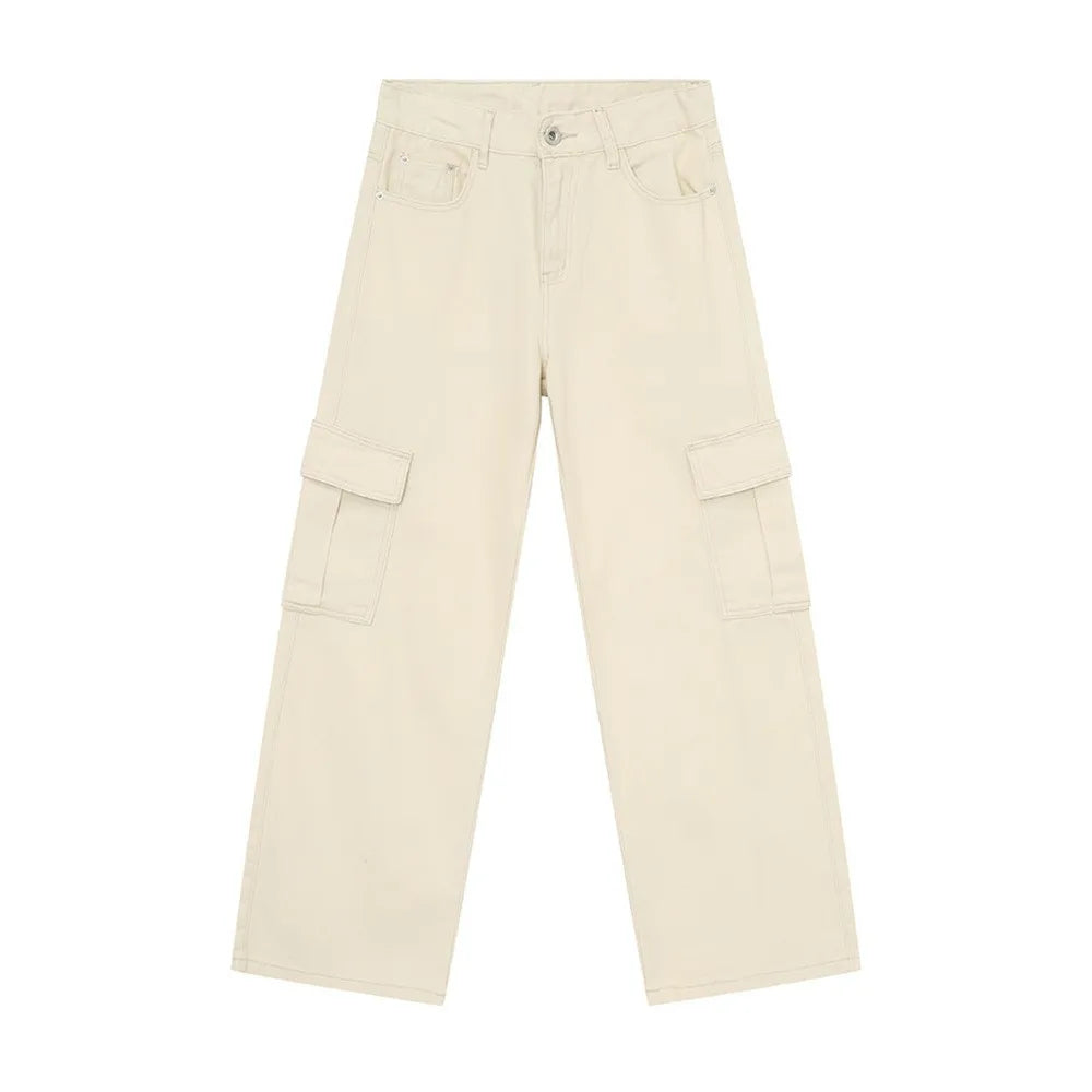 Wide Leg Cargo Jeans