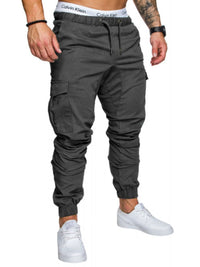 Men's Full Size Cargo Jogger with Drawstring Waistband Plus Size