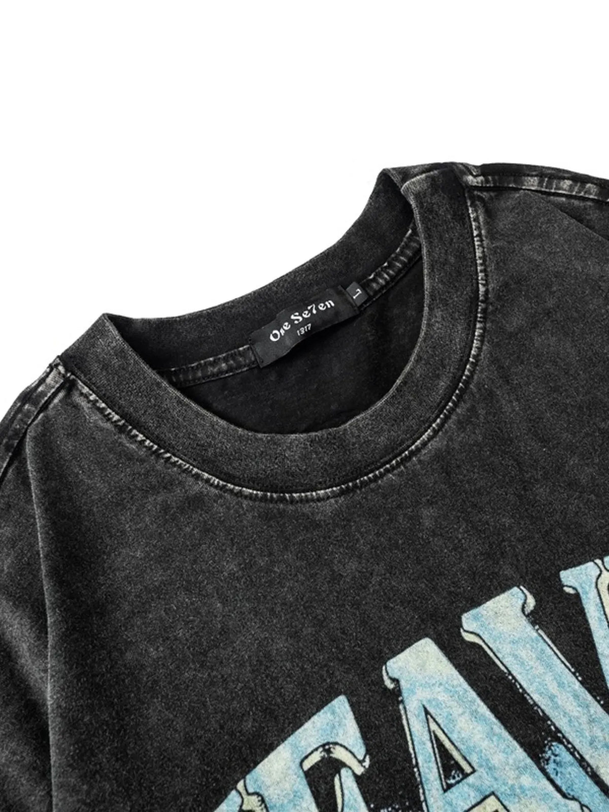 Men's Graphic Oversized Round Neck T-Shirt