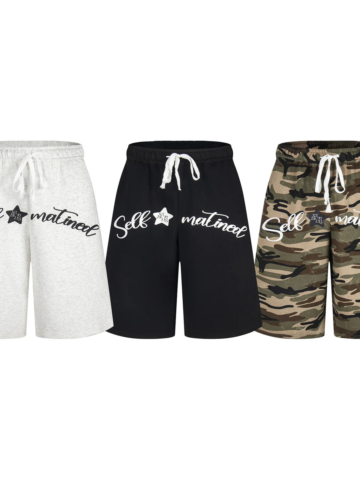 Men's Camouflage Drawstring Shorts
