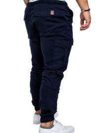 Men's Full Size Cargo Jogger with Drawstring Waistband Plus Size
