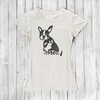 "Boston" Boston Terrier T-Shirt for Women