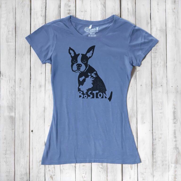"Boston" Boston Terrier T-Shirt for Women