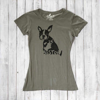 "Boston" Boston Terrier T-Shirt for Women