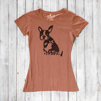 "Boston" Boston Terrier T-Shirt for Women