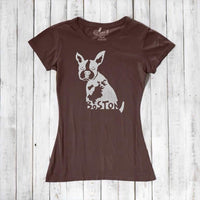 "Boston" Boston Terrier T-Shirt for Women