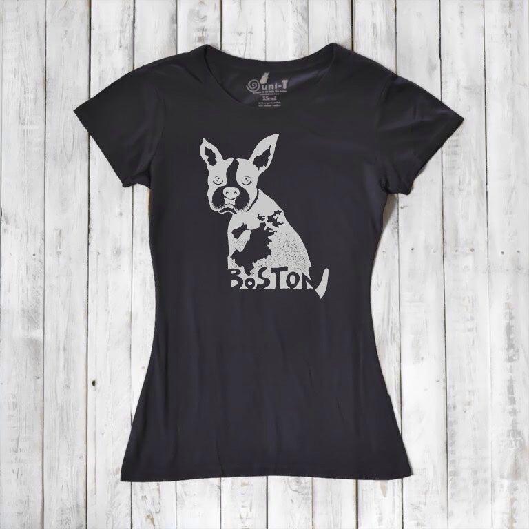 "Boston" Boston Terrier T-Shirt for Women