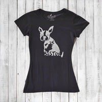 "Boston" Boston Terrier T-Shirt for Women