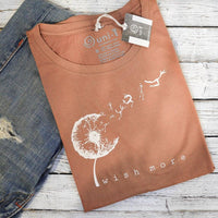 "Wish More" Dandelion T-Shirt for Women