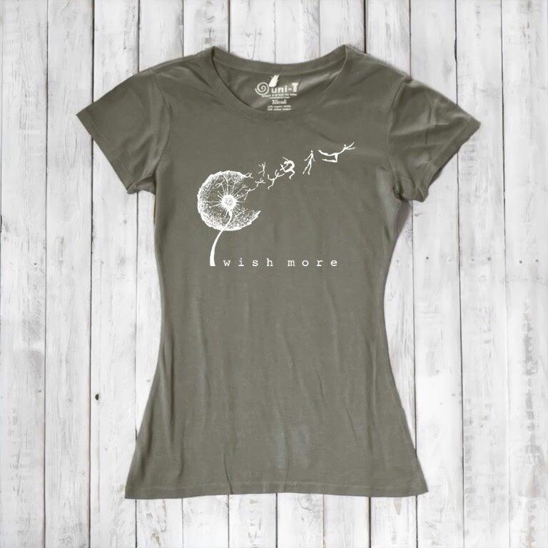 "Wish More" Dandelion T-Shirt for Women