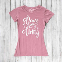 "Peace, Love, Unity" T-Shirt for Women